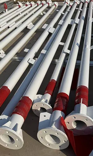 برج اتصالات مواسير فولاذي بأربع أرجل